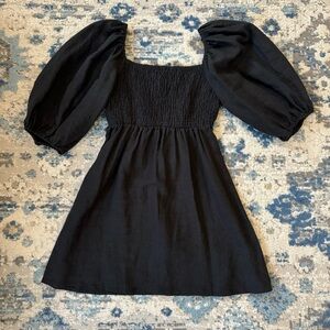 Tuckernuck Black Linen Dress